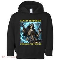 Cringe Hard Skeleton Meme Funny Foreskin Toddler Hoodie thumb 0