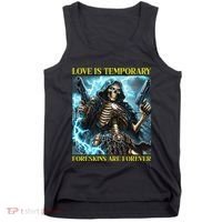 Cringe Hard Skeleton Meme Funny Foreskin Tank Top thumb 0