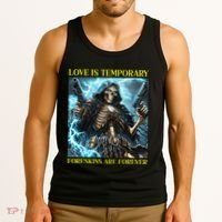 Cringe Hard Skeleton Meme Funny Foreskin Tank Top thumb 3