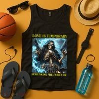 Cringe Hard Skeleton Meme Funny Foreskin Tank Top thumb 4