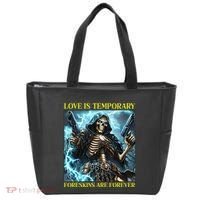 Cringe Hard Skeleton Meme Funny Foreskin Tote Bag thumb 0
