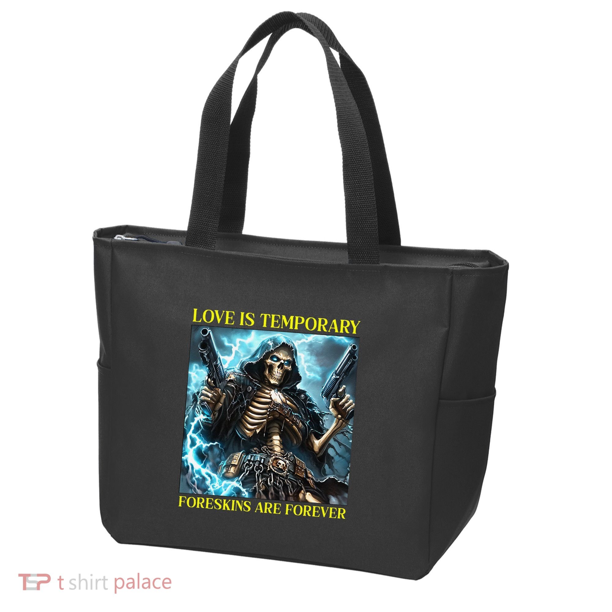 Cringe Hard Skeleton Meme Funny Foreskin Tote Bag