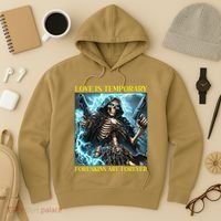 Cringe Hard Skeleton Meme Funny Foreskin Hoodie thumb 3