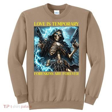Cringe Hard Skeleton Meme Funny Foreskin Sweatshirt