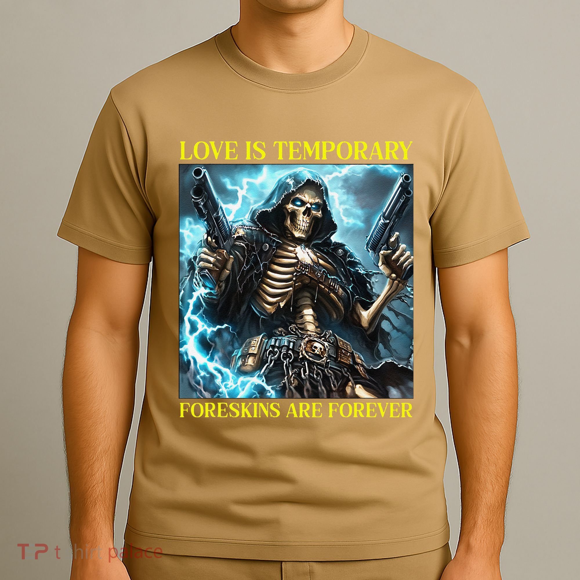 Cringe Hard Skeleton Meme Funny Foreskin T-Shirt