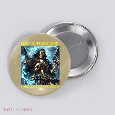 Cringe Hard Skeleton Meme Funny Foreskin Button