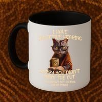 Cat Have Selective Hearing You Didnt Make Cut Funny Saying Coffee Mug thumb 2