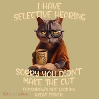 Cat Have Selective Hearing You Didnt Make Cut Funny Saying Hoodie thumb 7