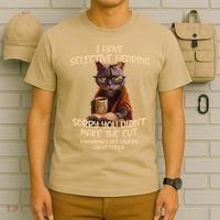 Cat Have Selective Hearing You Didnt Make Cut Funny Saying T-Shirt thumb 6