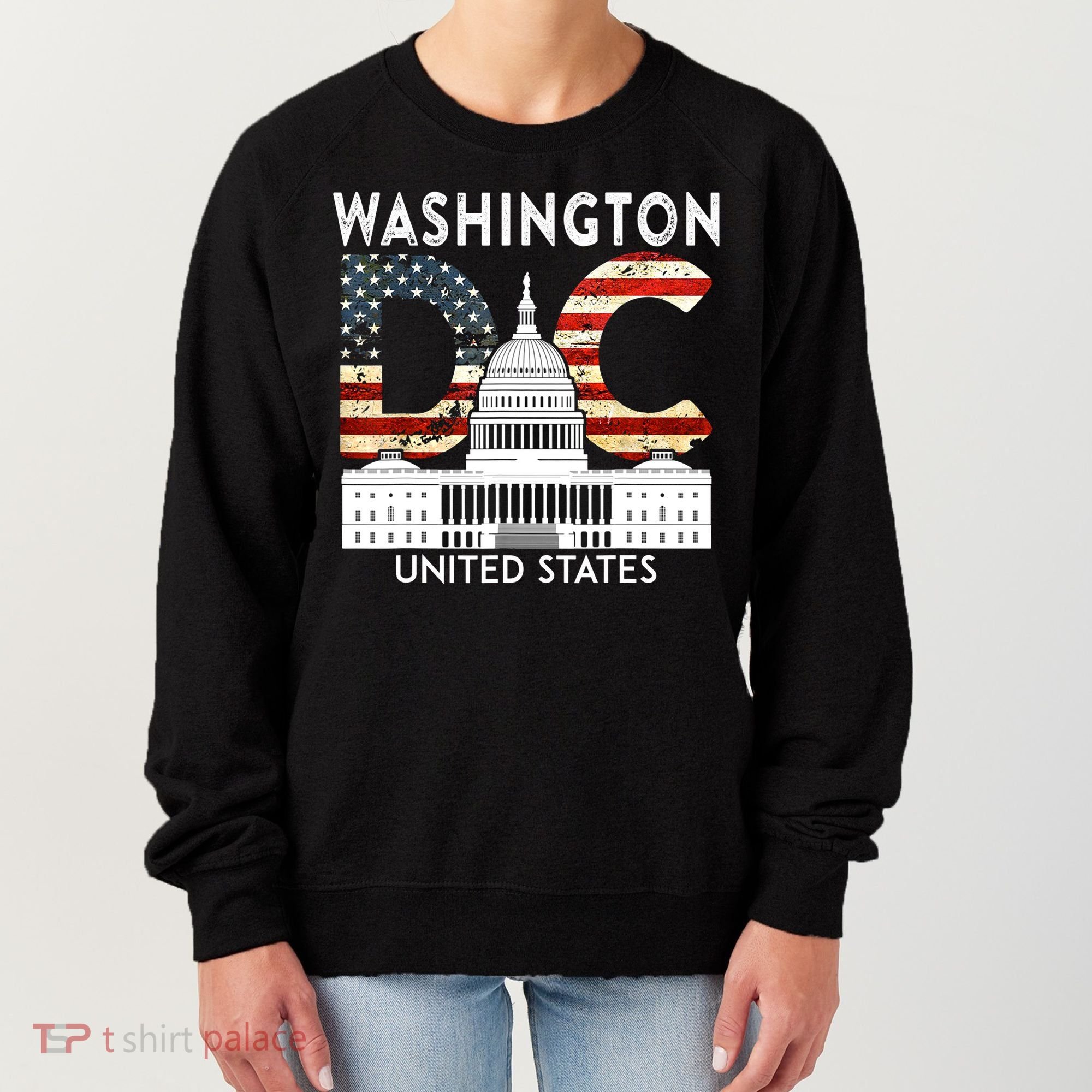 Capitol Hill Souvenir Gift Washington DC Women's Sweatshirt