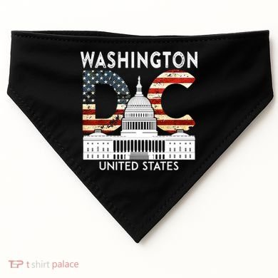 Capitol Hill Souvenir Gift Washington DC USA-Made Doggie Bandana