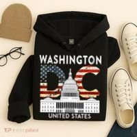 Capitol Hill Souvenir Gift Washington DC Hoodie thumb 4