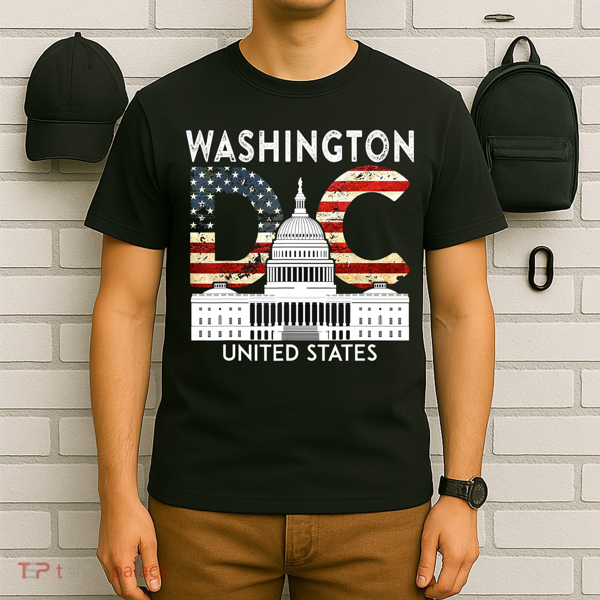 Capitol Hill Souvenir Gift Washington DC T-Shirt