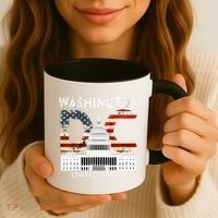 Capitol Hill Souvenir Gift Washington DC Coffee Mug thumb 3