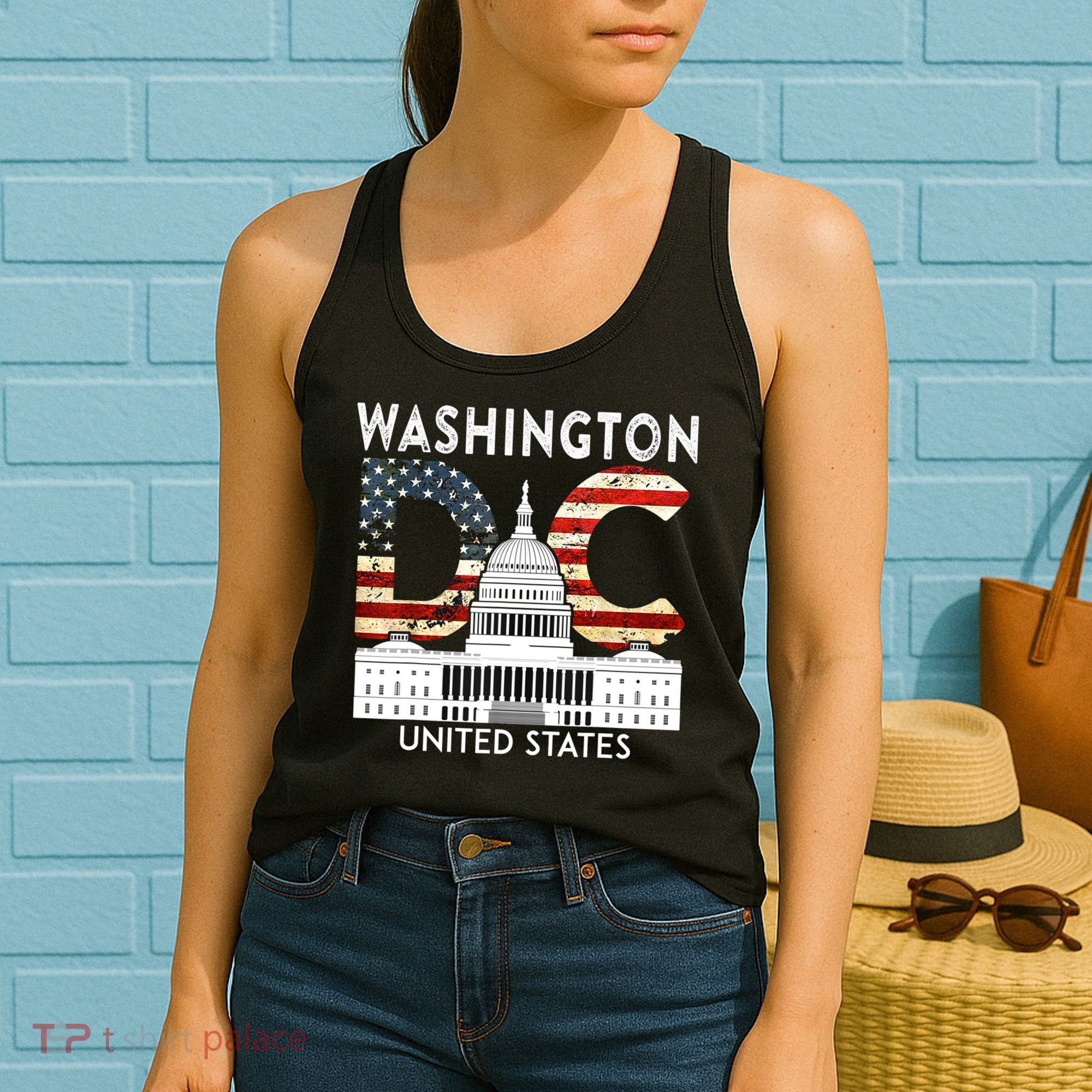 Capitol Hill Souvenir Gift Washington DC Women's Tank Top