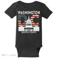 Capitol Hill Souvenir Gift Washington DC Baby Bodysuit thumb 0