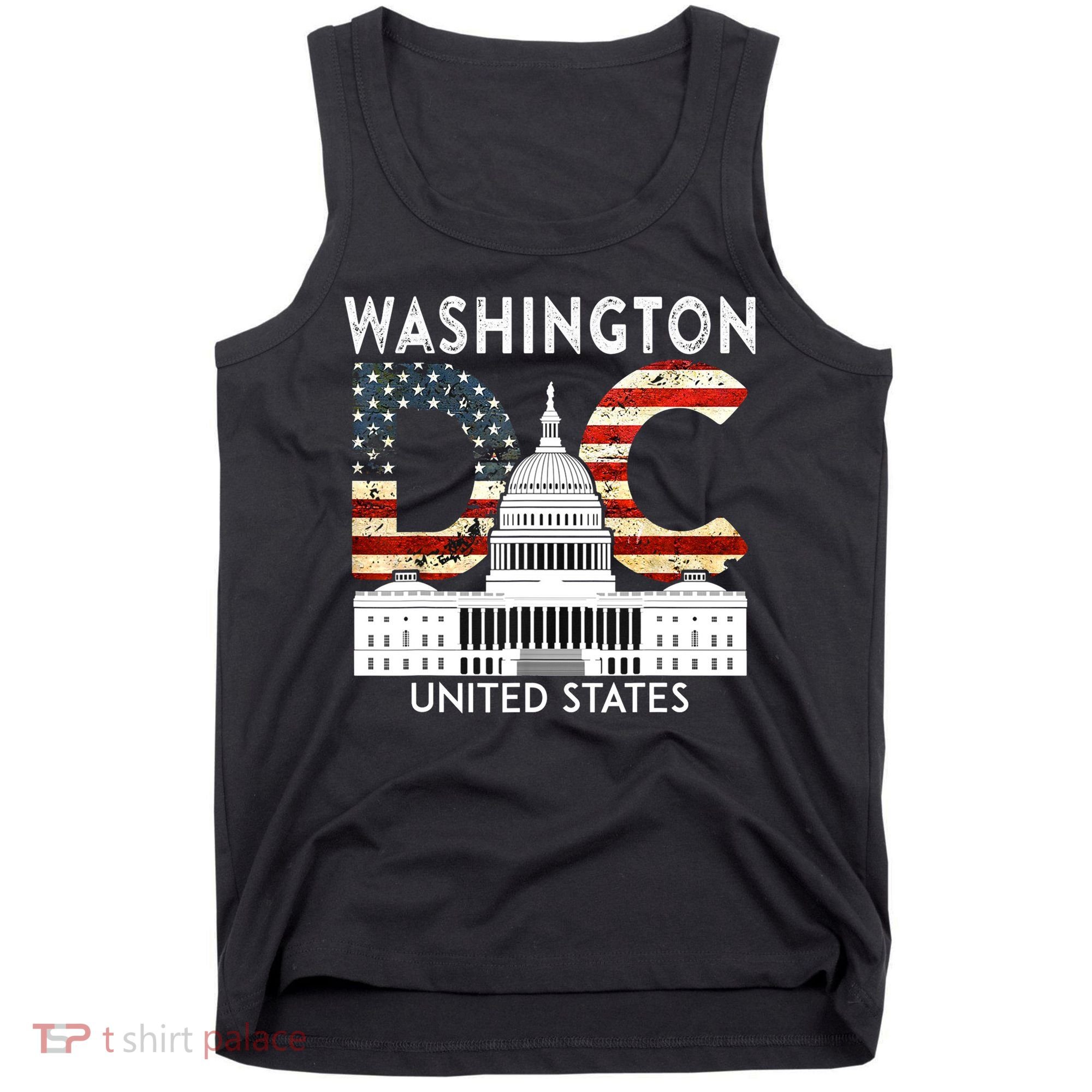 Capitol Hill Souvenir Gift Washington DC Tank Top