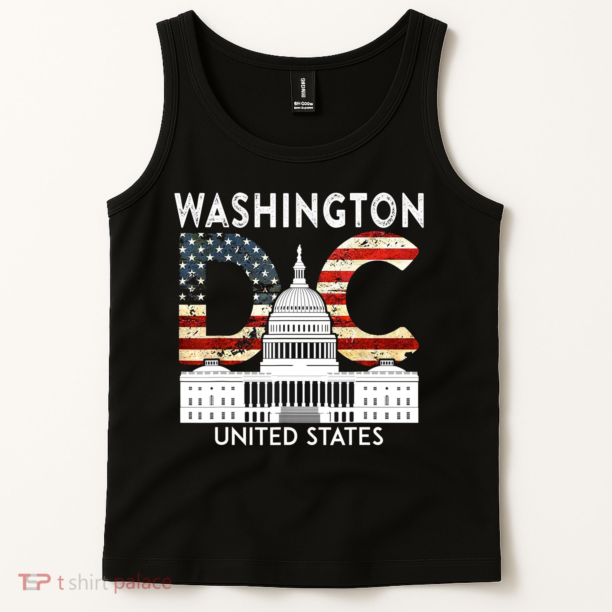 Capitol Hill Souvenir Gift Washington DC Tank Top