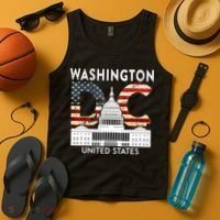 Capitol Hill Souvenir Gift Washington DC Tank Top thumb 4