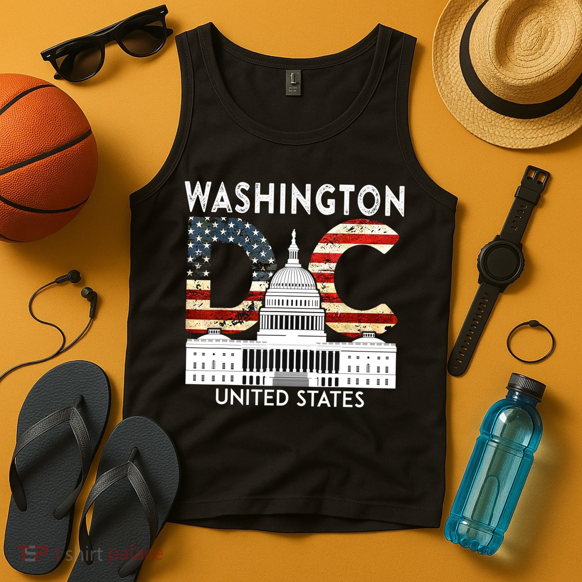 Capitol Hill Souvenir Gift Washington DC Tank Top