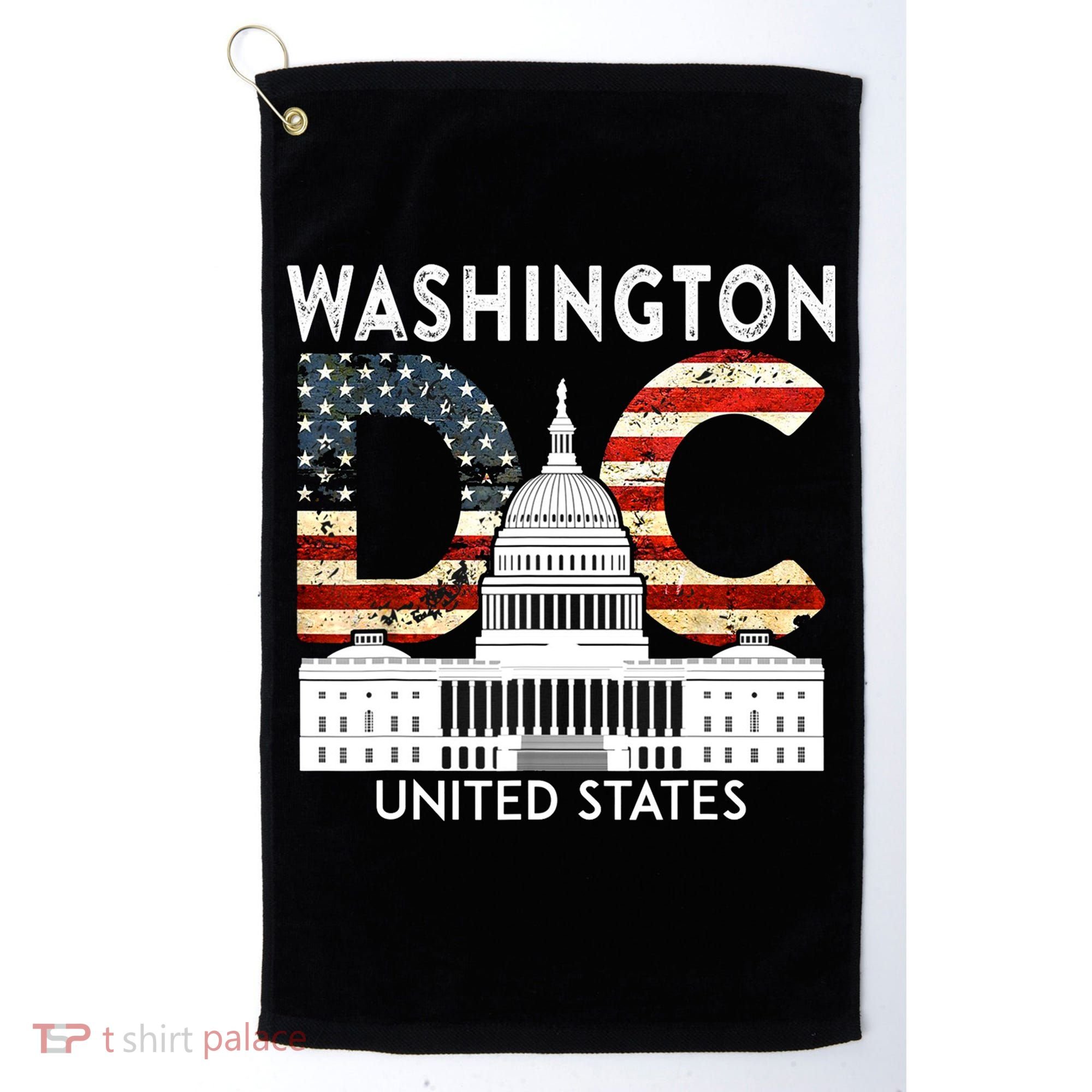 Capitol Hill Souvenir Gift Washington DC Golf Towel