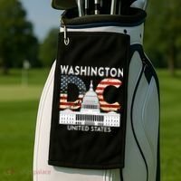 Capitol Hill Souvenir Gift Washington DC Golf Towel thumb 2