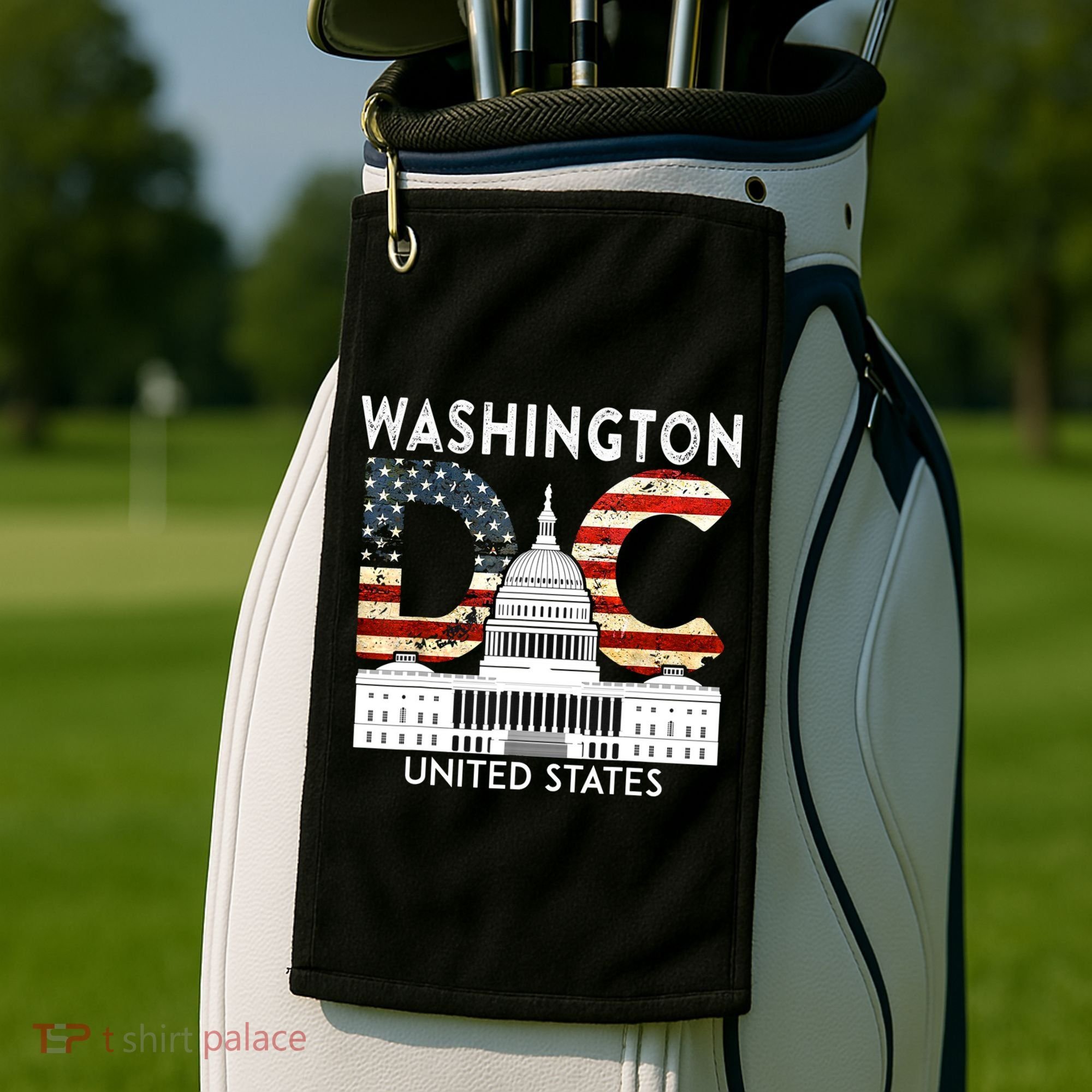 Capitol Hill Souvenir Gift Washington DC Golf Towel
