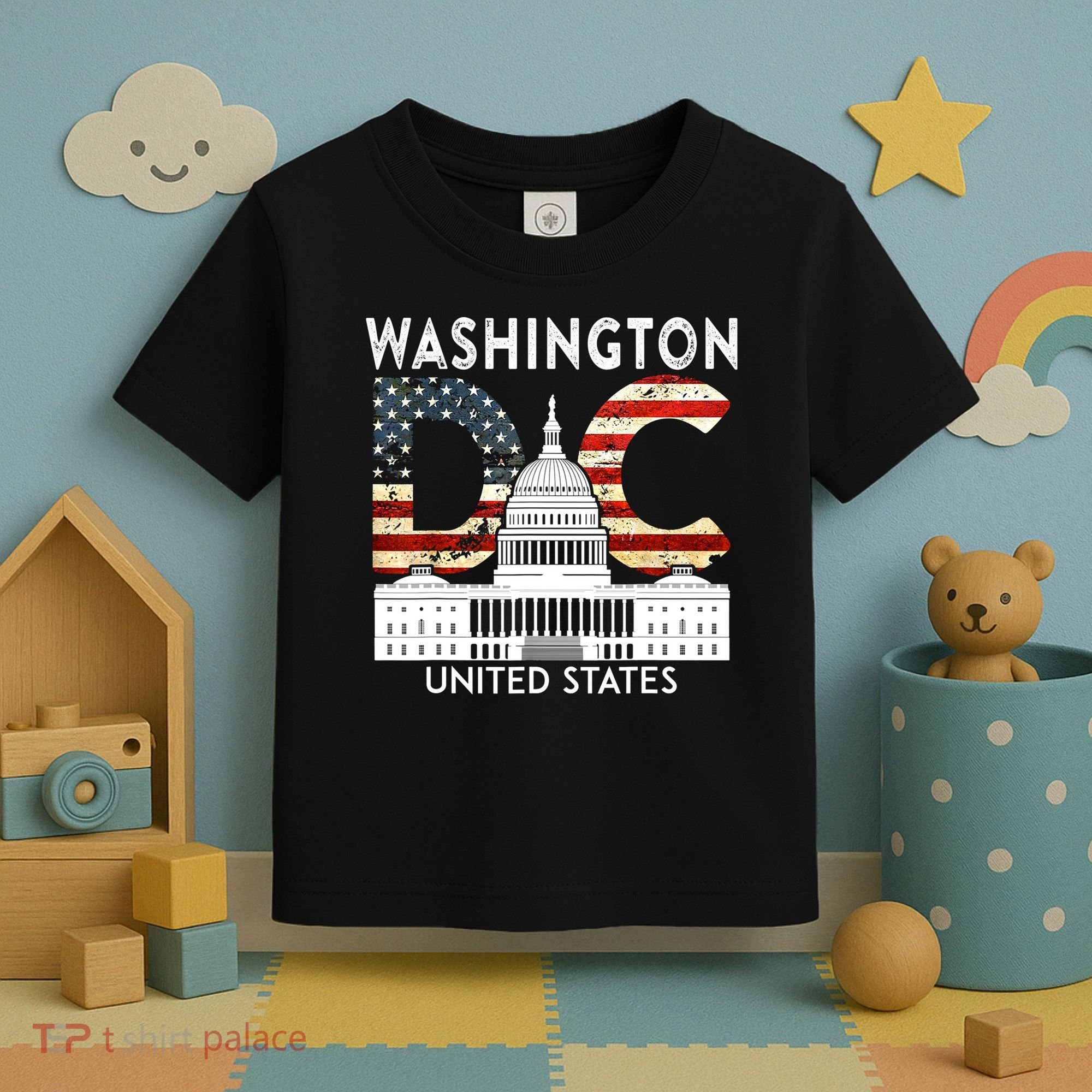 Capitol Hill Souvenir Gift Washington DC Toddler T-Shirt