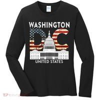 Capitol Hill Souvenir Gift Washington DC Women's Long Sleeve Shirt thumb 0