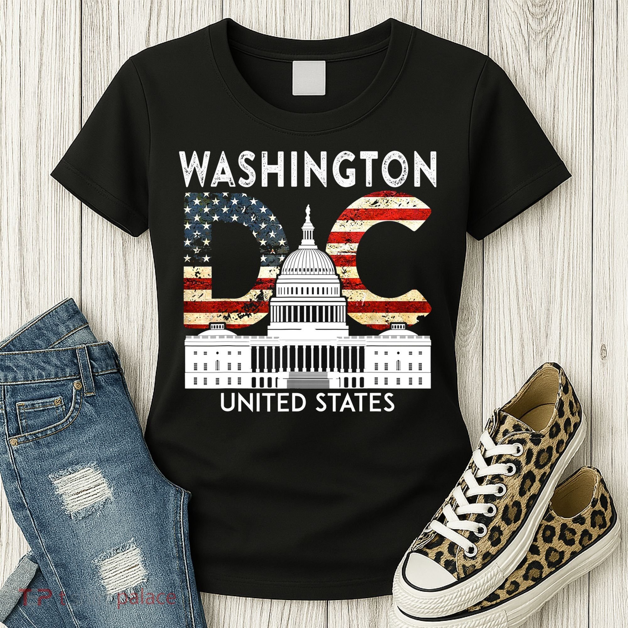 Capitol Hill Souvenir Gift Washington DC Women's T-Shirt