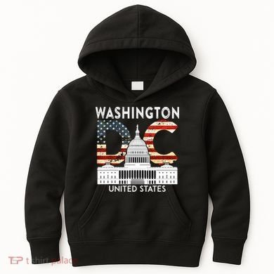 Capitol Hill Souvenir Gift Washington DC Kids Hoodie