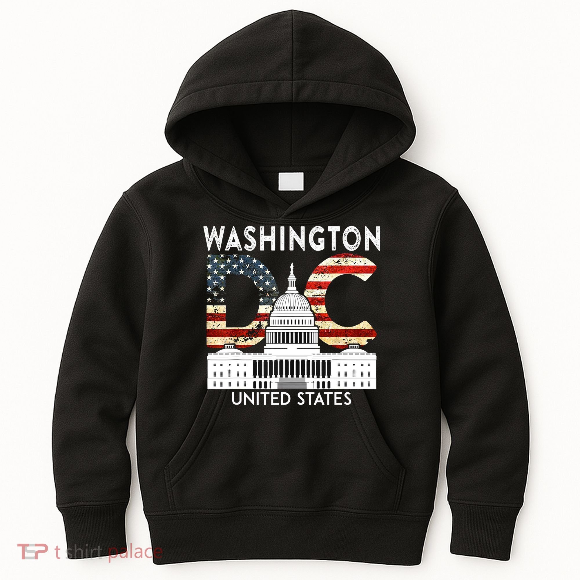 Capitol Hill Souvenir Gift Washington DC Kids Hoodie