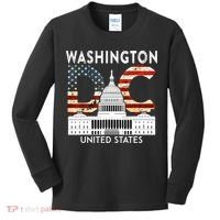 Capitol Hill Souvenir Gift Washington DC Kids Long Sleeve Shirt thumb 0