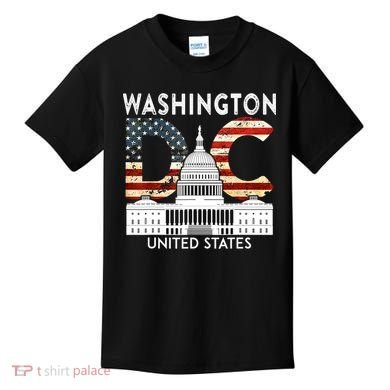 Capitol Hill Souvenir Gift Washington DC Kids T-Shirt