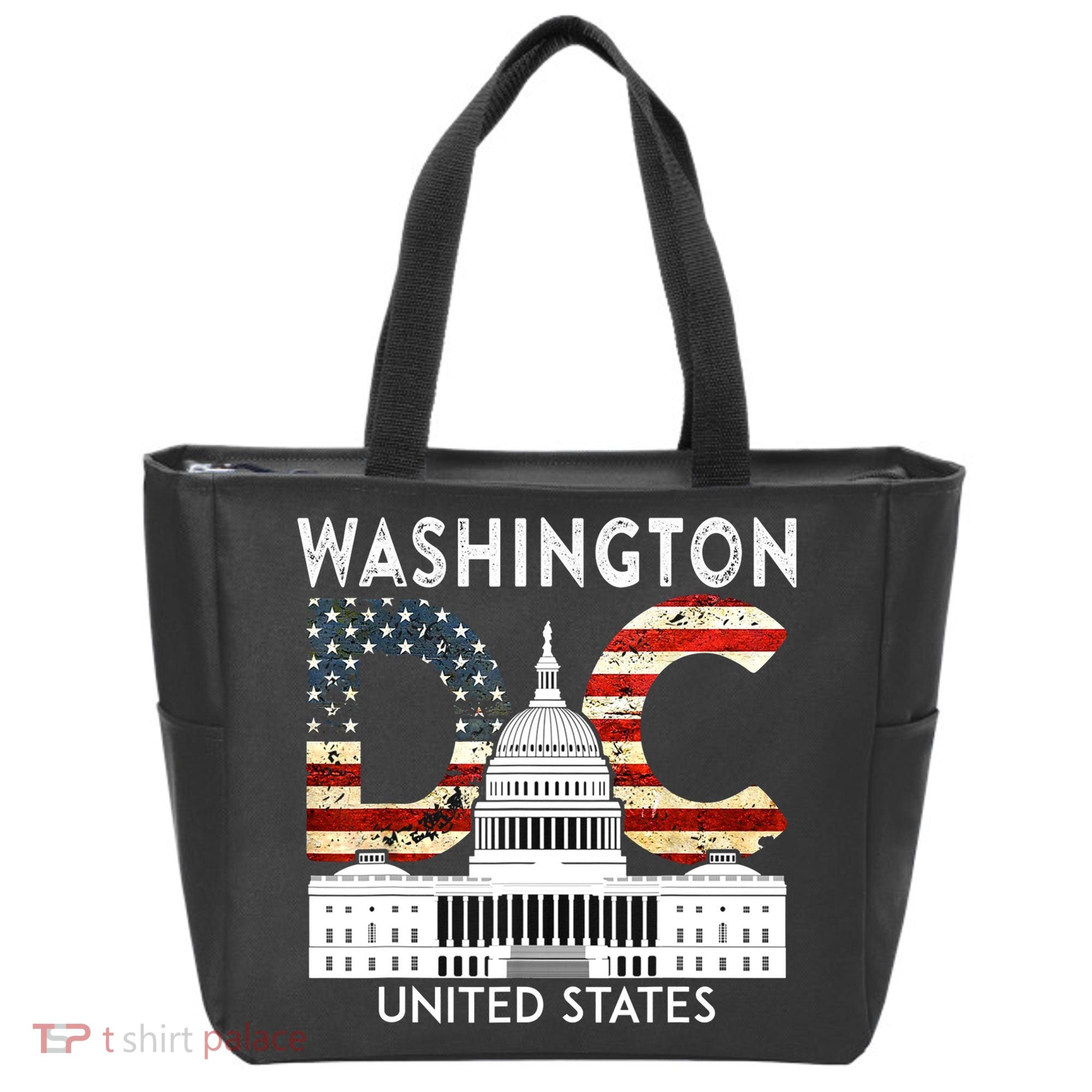 Capitol Hill Souvenir Gift Washington DC Tote Bag