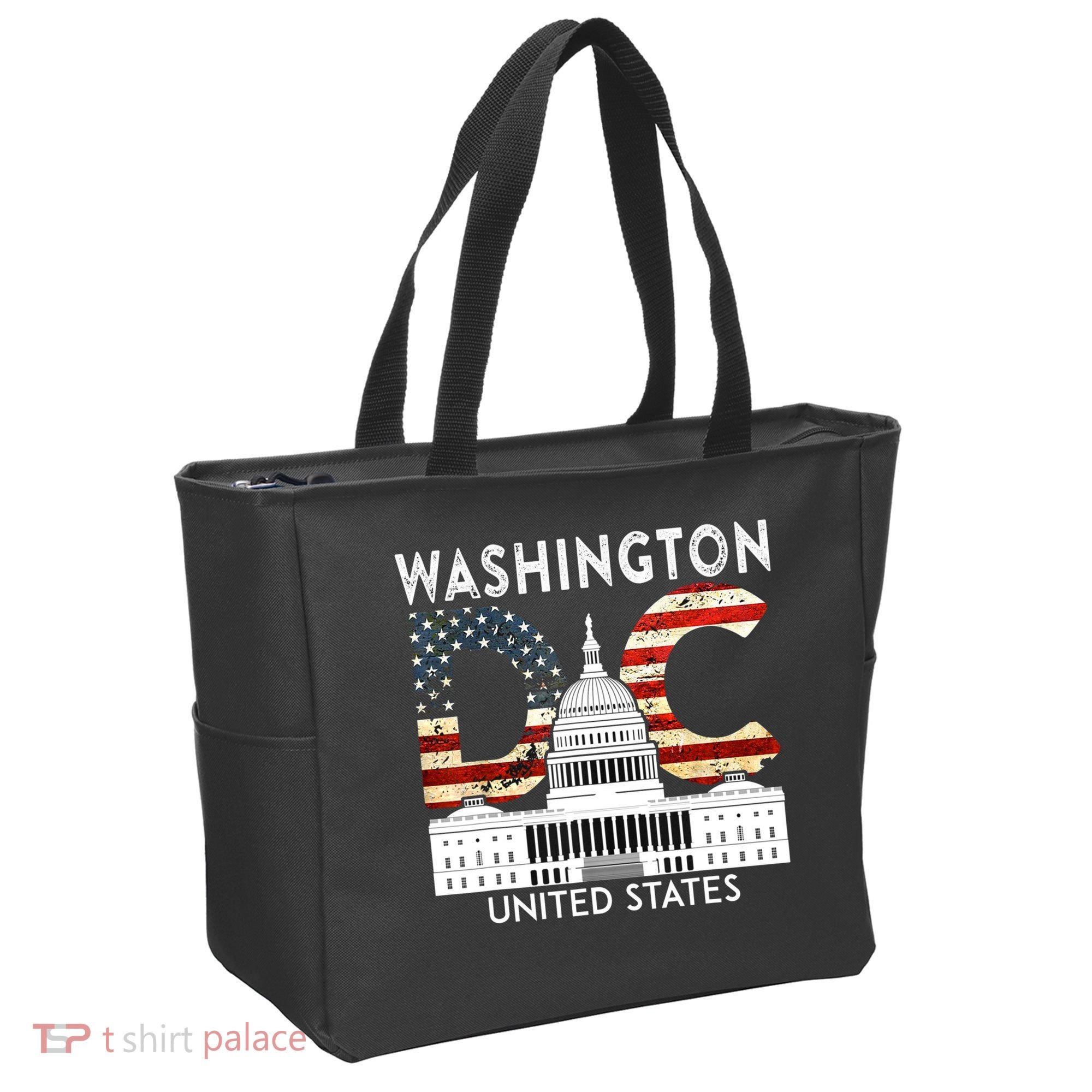 Capitol Hill Souvenir Gift Washington DC Tote Bag