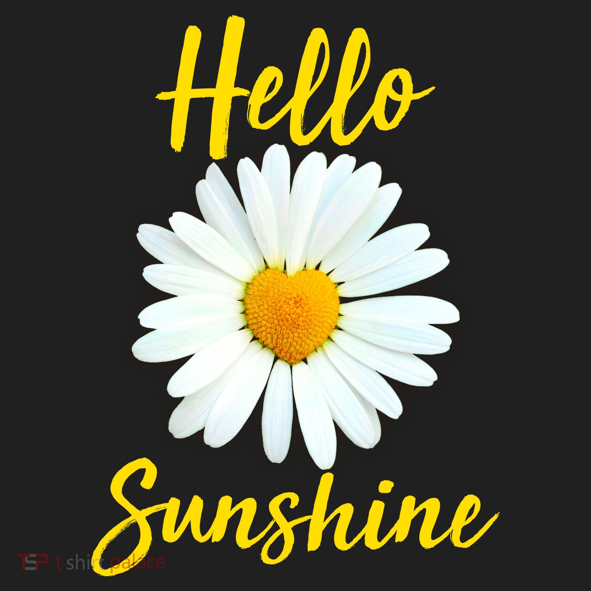 Cute Hello Sunshine Heart Daisy Flower Women's Sweatshirt