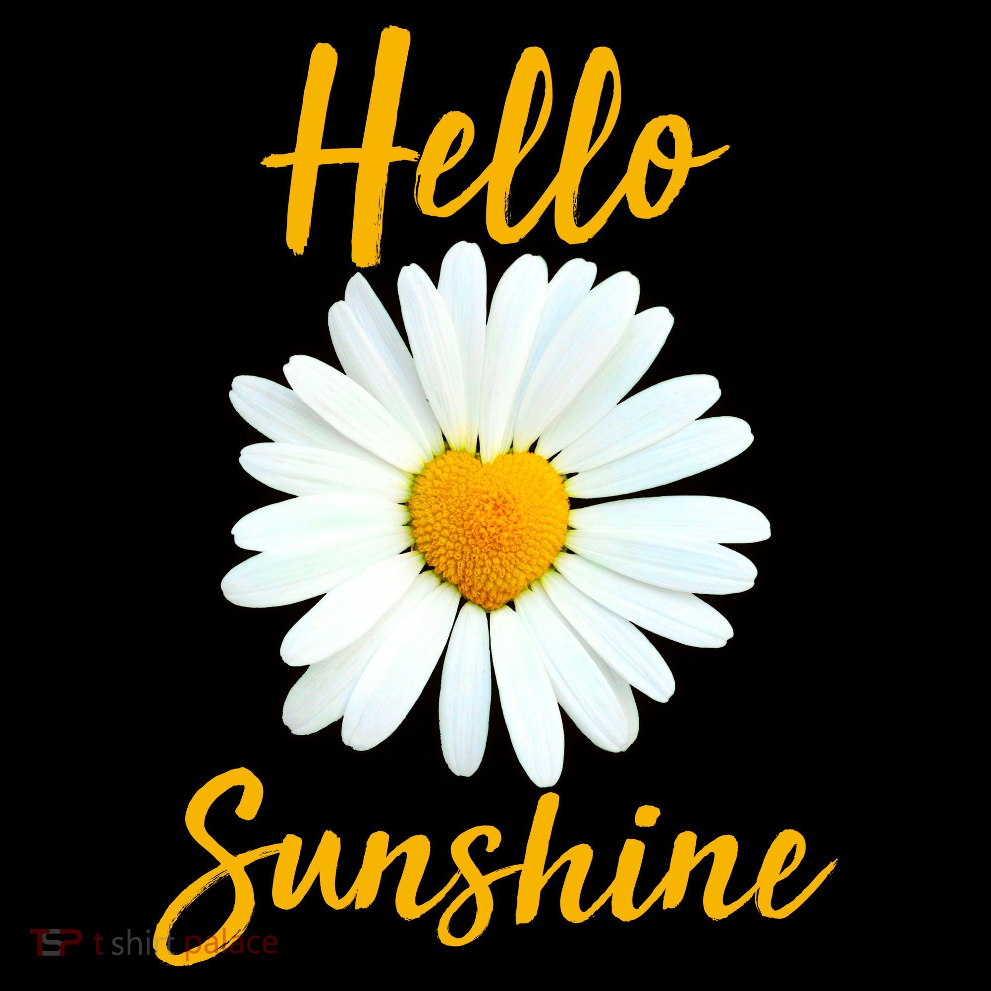 Cute Hello Sunshine Heart Daisy Flower Coffee Mug
