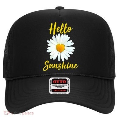 Cute Hello Sunshine Heart Daisy Flower Hat