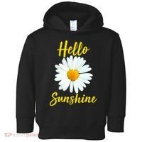 Cute Hello Sunshine Heart Daisy Flower Toddler Hoodie thumb 0