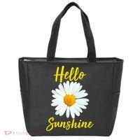Cute Hello Sunshine Heart Daisy Flower Tote Bag thumb 0