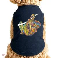 Colorful Hanging Sloth Doggie Tank thumb 0