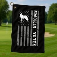 Coyote Hunting Smokin Yotes Golf Towel thumb 1