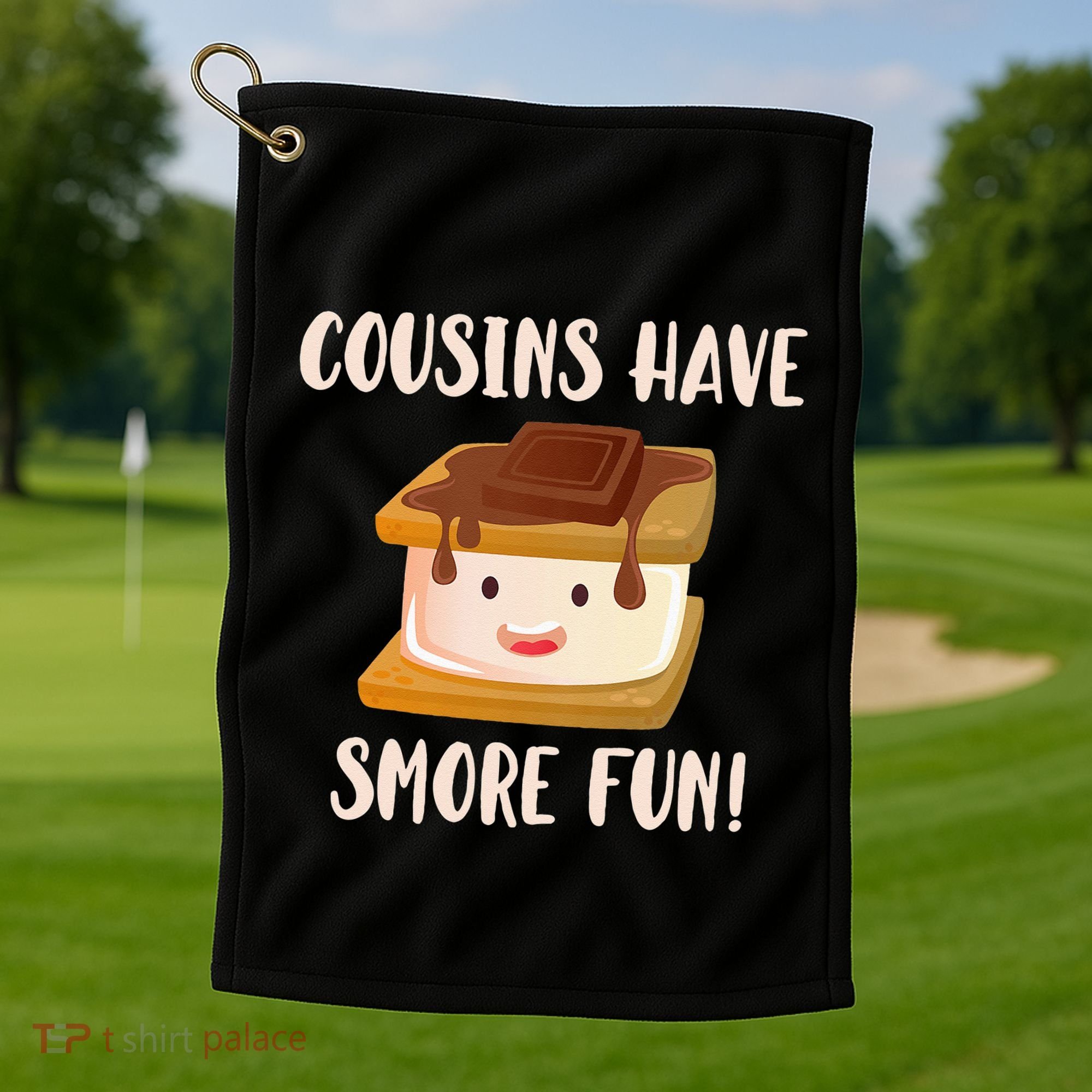 Cousins Have Smore Fun Golf Towel