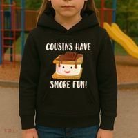 Cousins Have Smore Fun Kids Hoodie thumb 3
