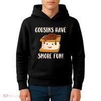 Cousins Have Smore Fun Kids Hoodie thumb 4