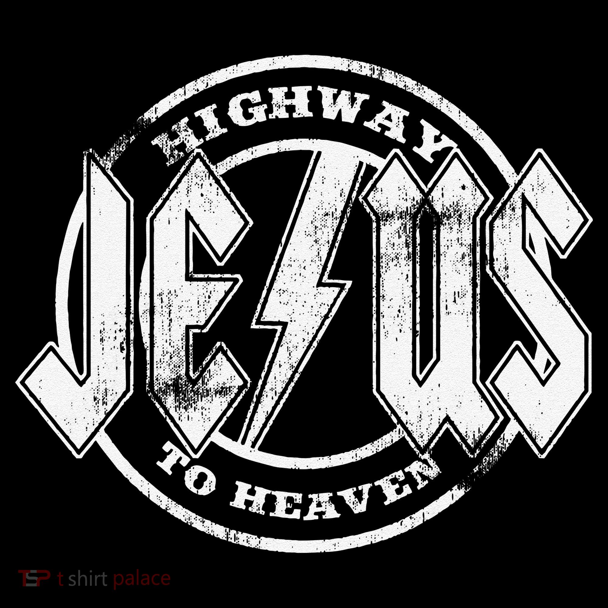 Christian Highway To Heaven Rock N Roll Jesus Coffee Mug