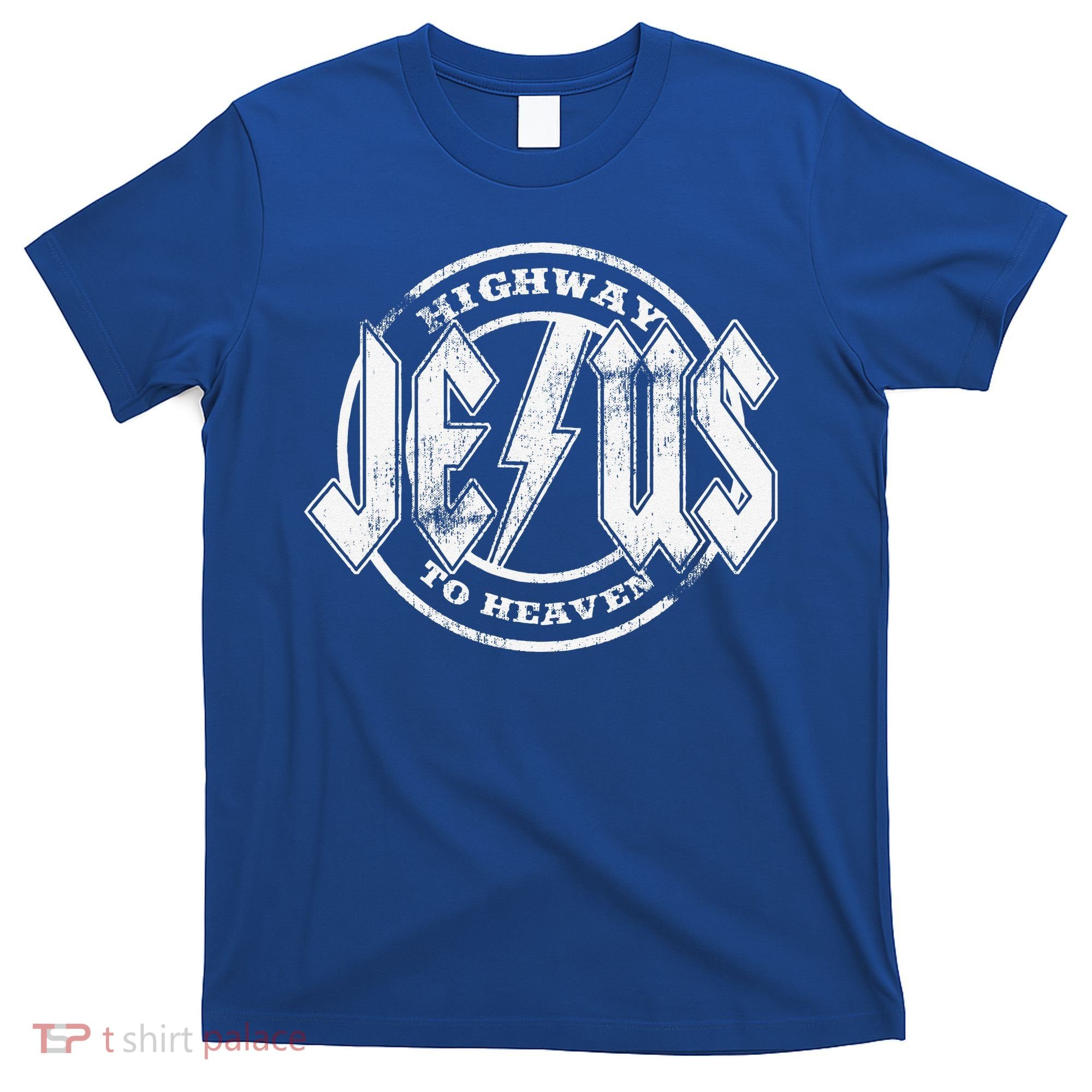 Christian Highway To Heaven Rock N Roll Jesus T-Shirt