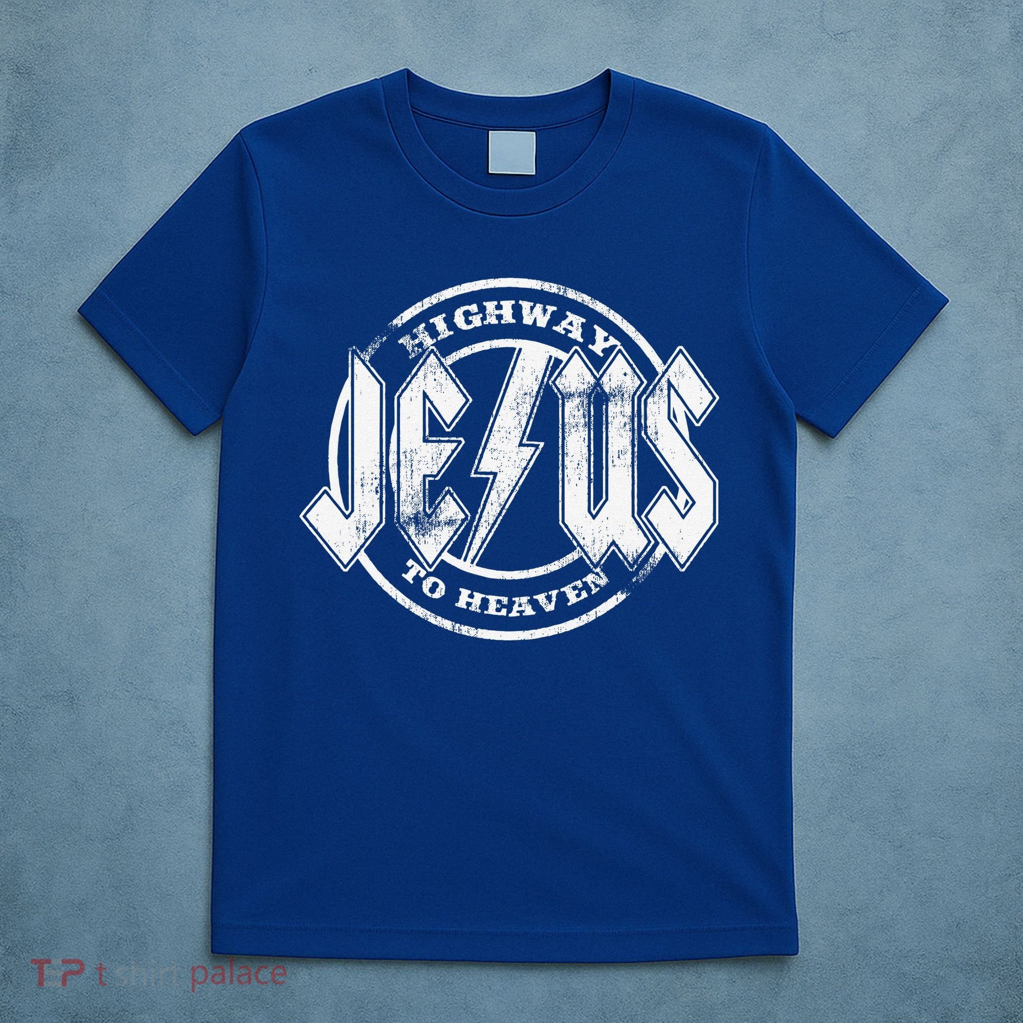 Christian Highway To Heaven Rock N Roll Jesus T-Shirt