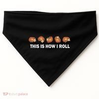 Cute Hedgehog This Is How I Roll Hedgehog USA-Made Doggie Bandana thumb 0